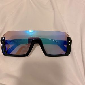 Stress Free Cyber Punk Sunglasses 🕶️🖤